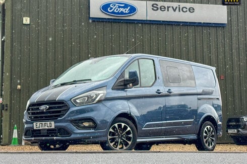 Ford Transit Custom AUTO Crew Cab SWB L1H1 320 Sport Air Con Camera Nav EURO 6 NO VAT