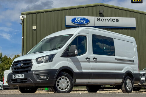 Ford Transit Crew Cab LWB L3H2 Medium Roof 350 Trend Air Con Sensors EURO 6