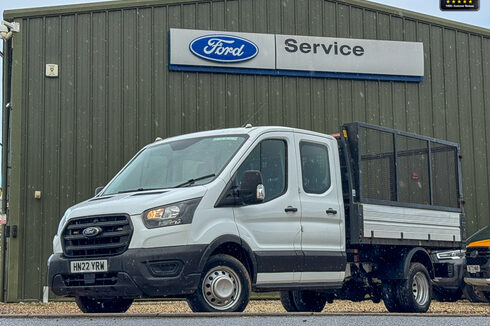Ford Transit Crew Cab Tipper LWB L3 350 Leader Air Con EURO 6