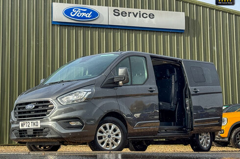 Ford Transit Custom AUTO Crew Cab SWB L1H1 320 Limited Air Con Cam Nav Sensors EURO 6