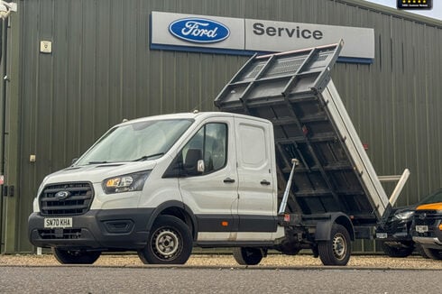 Ford Transit Tipper Crew Cab LWB L3 350 Leader EURO 6