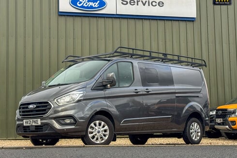 Ford Transit Custom Crew Cab LWB L2H1 Limited 320 AirCon Alloys Cruise Sensors EURO 6