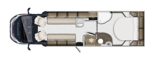 Auto-Trail Comanche Frontier|4 Berth|Rear Island Bed|AMPLO Self Levelling System|Automatic 2