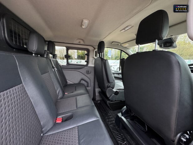 Ford Transit Custom Crew Cab LWB L2H1 Sport 320 AirCon Alloys Camera Sensors EURO 6 NO VAT 17