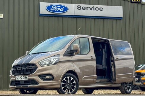 Ford Transit Custom Crew Cab LWB L2H1 Sport 320 AirCon Alloys Camera Sensors EURO 6 NO VAT