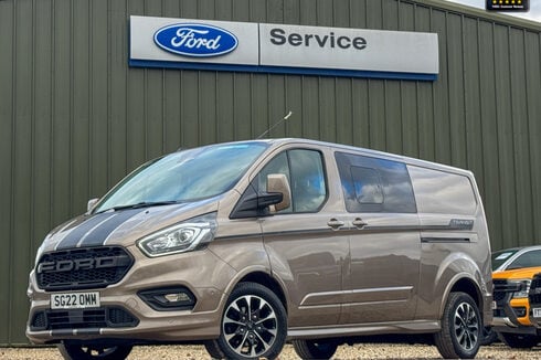 Ford Transit Custom Crew Cab LWB L2H1 Sport 320 AirCon Alloys Camera Sensors EURO 6 NO VAT