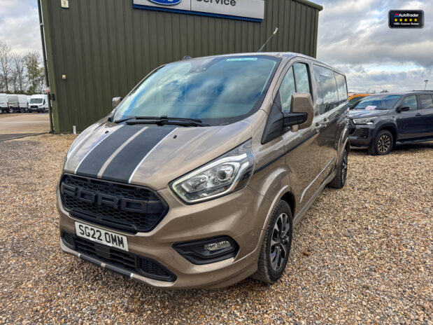 Ford Transit Custom Crew Cab LWB L2H1 Sport 320 AirCon Alloys Camera Sensors EURO 6 NO VAT 3