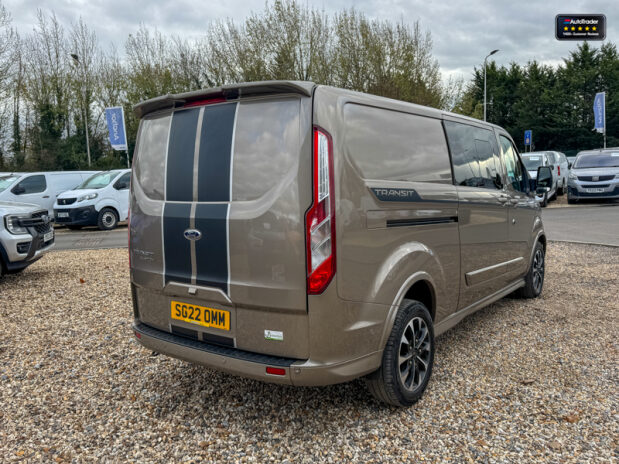 Ford Transit Custom Crew Cab LWB L2H1 Sport 320 AirCon Alloys Camera Sensors EURO 6 NO VAT 7