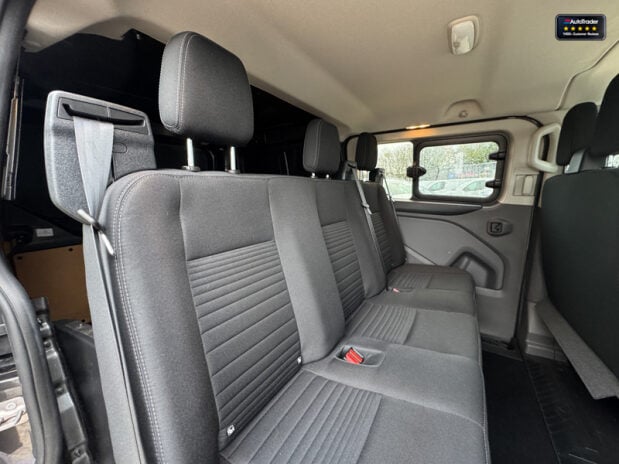 Ford Transit Custom Crew Cab SWB L1H1 Limited 300 Camera Nav Sensors EURO 6 NO VAT 17