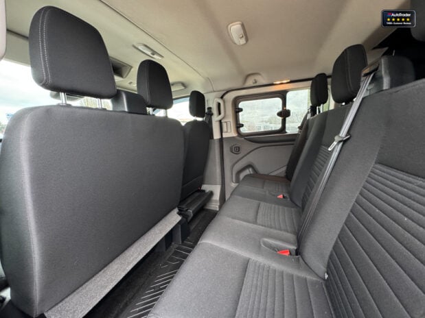 Ford Transit Custom Crew Cab SWB L1H1 Limited 300 Camera Nav Sensors EURO 6 NO VAT 13