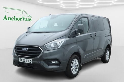 Ford Transit Custom Crew Cab SWB L1H1 Limited 300 Camera Nav Sensors EURO 6 NO VAT