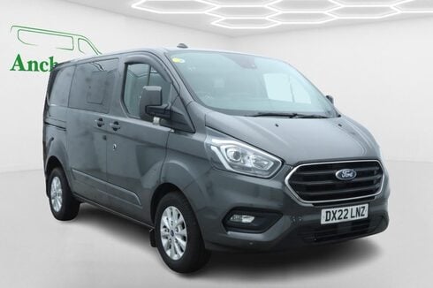 Ford Transit Custom Crew Cab SWB L1H1 Limited 300 Camera Nav Sensors EURO 6 NO VAT