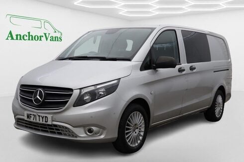 Mercedes-Benz Vito Crew Cab AUTO LWB L2H1 Premium 119 Alloys Camera Nav Sensors EURO 6