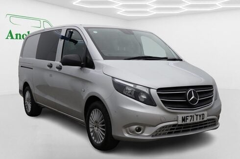 Mercedes-Benz Vito Crew Cab AUTO LWB L2H1 Premium 119 Alloys Camera Nav Sensors EURO 6