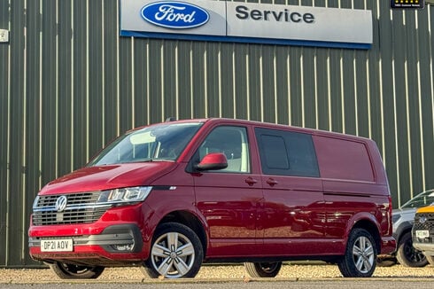 Volkswagen Transporter Crew Cab LWB L2H1 Highline T32 Air Con Alloys Camera Cruise Nav EURO 6