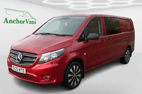 Mercedes-Benz Vito Crew Cab AUTO XLWB L3H1 Premium Plus 116 Alloys Sensors Tow Bar EURO 6 NO V