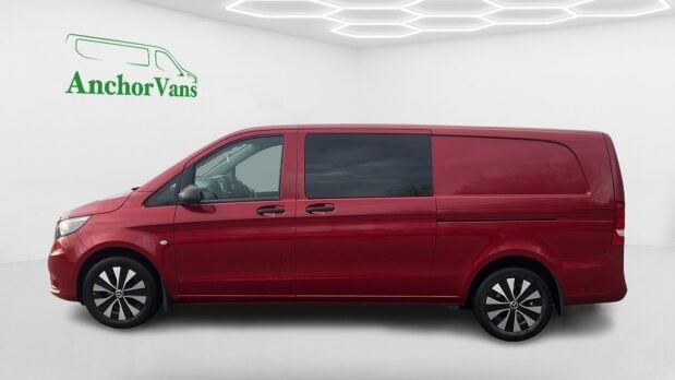Mercedes-Benz Vito Crew Cab AUTO XLWB L3H1 Premium Plus 116 Alloys Sensors Tow Bar EURO 6 NO V 7