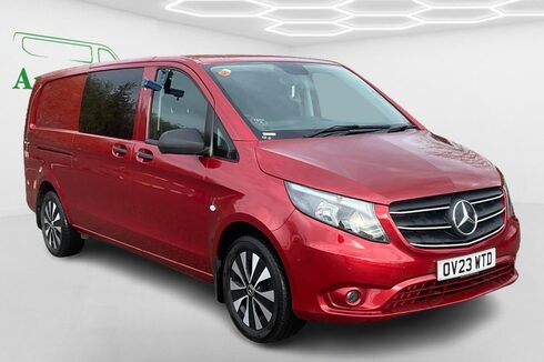 Mercedes-Benz Vito Crew Cab AUTO XLWB L3H1 Premium Plus 116 Alloys Sensors Tow Bar EURO 6 NO V