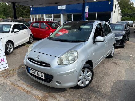 Nissan MICRA 1.2 12V Tekna Hatchback 5dr Petrol Manual Euro 5 (80 ps) LOW MILEAGE!!