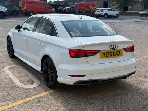 Audi A3 1.6 TDI S line Euro 6 (s/s) 4dr 4