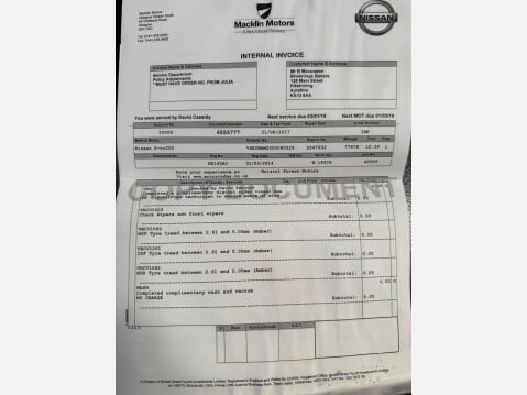 Nissan NV200 1.5 dCi Acenta SWB Euro 5 6dr 33
