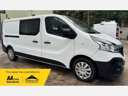 Renault Trafic 1.6 dCi 29 Business Crew Van Double Cab 6dr Diesel Manual LWB Euro 6 (120 p