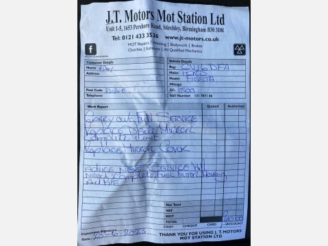 Ford Fiesta 1.5 TDCi Panel Van 3dr Diesel Manual (94 g/km, 73.97 bhp) 46