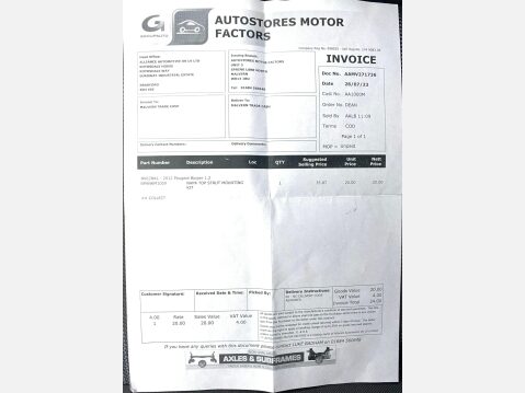 Peugeot Bipper 1.3 HDi S Panel Van 3dr Diesel Manual FWD L1 H1 (119 g/km, 75 bhp) 45