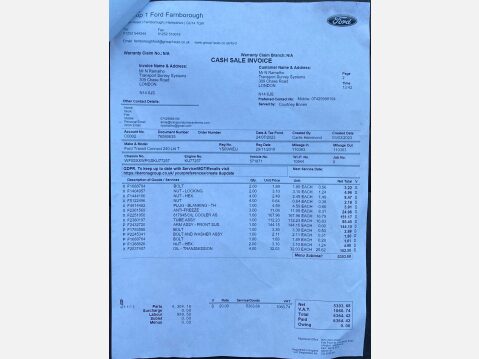 Ford Transit Connect 1.5 240 EcoBlue Limited Panel Van 5dr Diesel Auto L2 Euro 6 (s/s) (120 ps) 57
