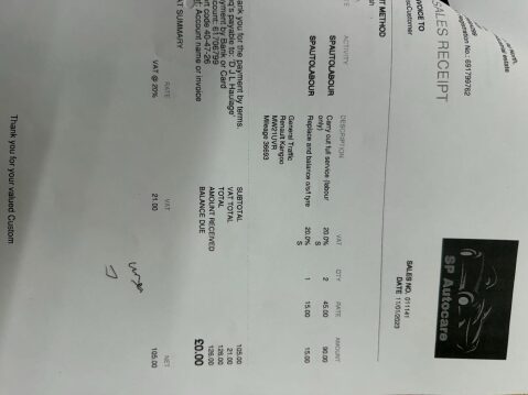 Renault Kangoo 1.5 dCi ENERGY ML19 Business Panel Van 5dr Diesel Manual MWB Euro 6 (s/s) ( 39