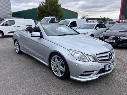 Mercedes-Benz E Class 1.8 E200 BlueEfficiency Sport Cabriolet G-Tronic+ Euro 5 (s/s) 2dr
