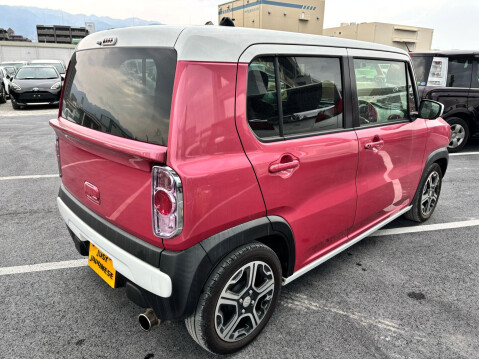 Suzuki Hustler HYBRID TURBO X 660cc Auto Kei Car MR41S Candy Pink Modified 3