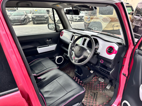 Suzuki Hustler HYBRID TURBO X 660cc Auto Kei Car MR41S Candy Pink Modified 32