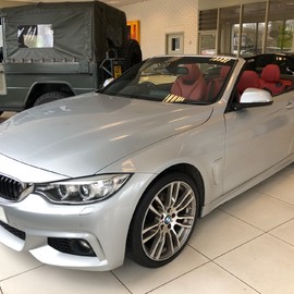 BMW 4 Series **SOLD** 420I M SPORT convertible automatic 27,000m, NAV