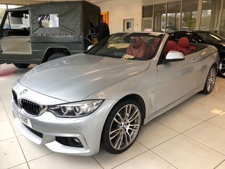 BMW 4 Series **SOLD** 420I M SPORT convertible automatic 27,000m, NAV