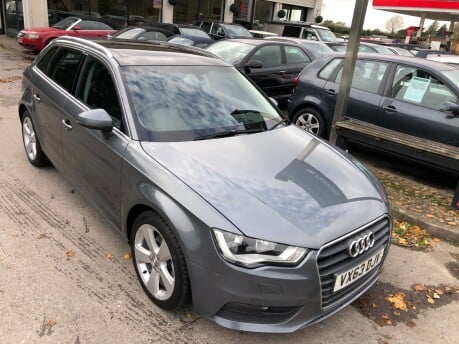 Audi A3 2.0 TDI SPORT 78,000m 1 owner, panroof, DAB, bluetooth, nav, £20 tax 9