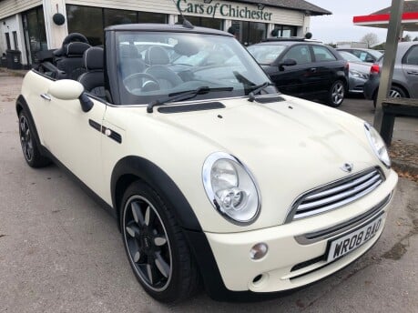 Mini Convertible 1.6 COOPER SIDEWALK just 55,000 miles, leather, heated seats, cruise 6