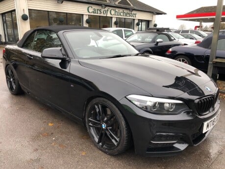 BMW 2 Series M240I automatic convertible 48,000 miles, Black Sapphire, Sports exhaust 4