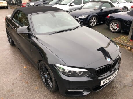 BMW 2 Series M240I automatic convertible 48,000 miles, Black Sapphire, Sports exhaust 14