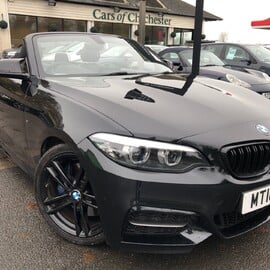 BMW 2 Series M240I automatic convertible 48,000 miles, Black Sapphire, Sports exhaust 