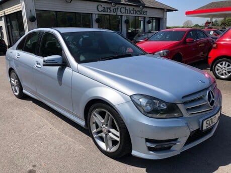 Mercedes-Benz C Class C220 CDI BLUEEFFICIENCY AMG SPORT auto 47,000m 1 owner, FSH 6