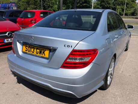 Mercedes-Benz C Class C220 CDI BLUEEFFICIENCY AMG SPORT auto 47,000m 1 owner, FSH 5