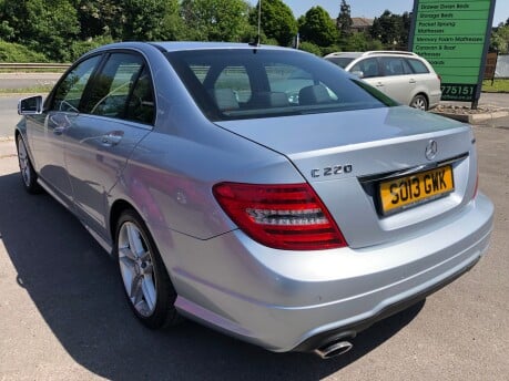 Mercedes-Benz C Class C220 CDI BLUEEFFICIENCY AMG SPORT auto 47,000m 1 owner, FSH 13