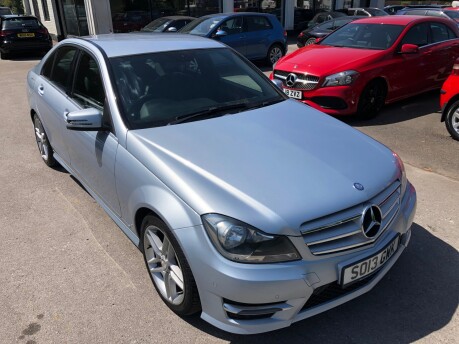 Mercedes-Benz C Class C220 CDI BLUEEFFICIENCY AMG SPORT auto 47,000m 1 owner, FSH 17