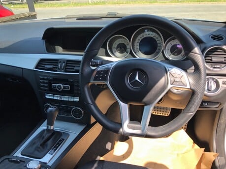 Mercedes-Benz C Class C220 CDI BLUEEFFICIENCY AMG SPORT auto 47,000m 1 owner, FSH 7