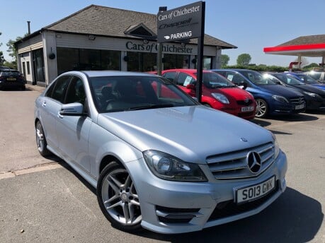Mercedes-Benz C Class C220 CDI BLUEEFFICIENCY AMG SPORT auto 47,000m 1 owner, FSH 36