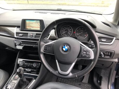 BMW 2 Series 216D 1.5 LUXURY ACTIVE TOURER with Leather 69000m FSH No ULEZ 74MPG 25