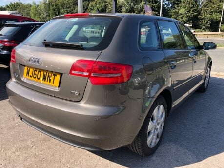 Audi A3 1.6 TDI SPORTBACK automatic diesel just 48,000m, sensors, £20 tax, cruise 9