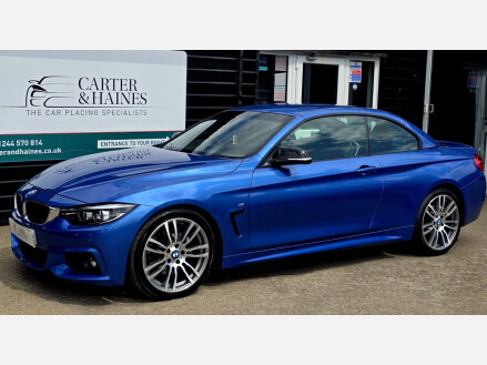 BMW 4 Series 2.0 430i GPF M Sport Convertible 2dr Petrol Auto Euro 6 (s/s) (252 ps)