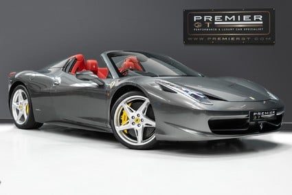 Ferrari 458 SPIDER DCT. NOW SOLD. SIMILAR REQUIRED. CALL US ON 01903 254 800. 